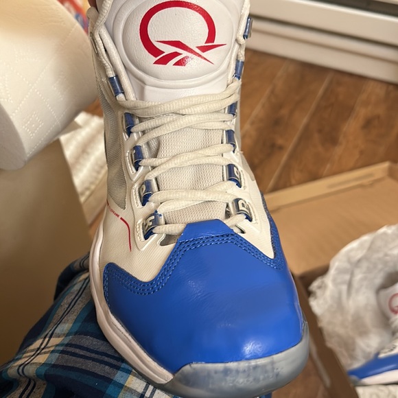 Blue, red and white Allen Iverson’s Q 96 Cross Examine - Picture 13 of 13
